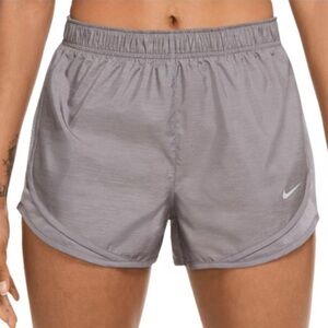 Nike Women's Dri-FIT Tempo Athletic Running Shorts Size M Gray Gunsmoke